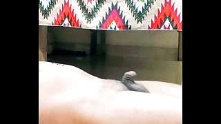 Tiny clitty femboy twink exercising together with show off sexy body together with clitty on webcam part 1